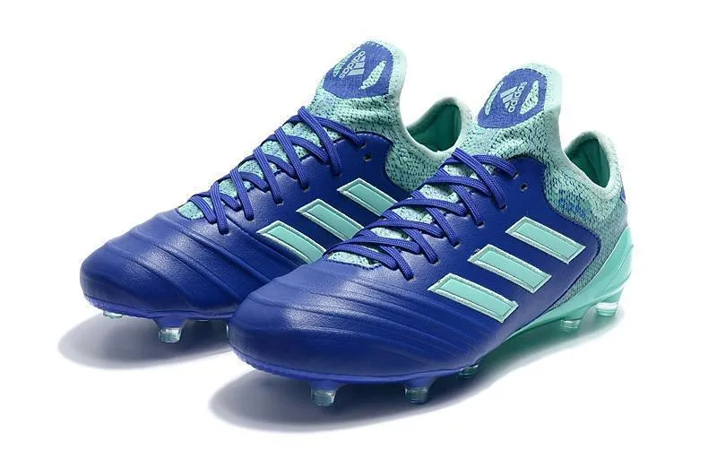 Adidas Copa 18.1 FG Soccer Cleats Blue Green