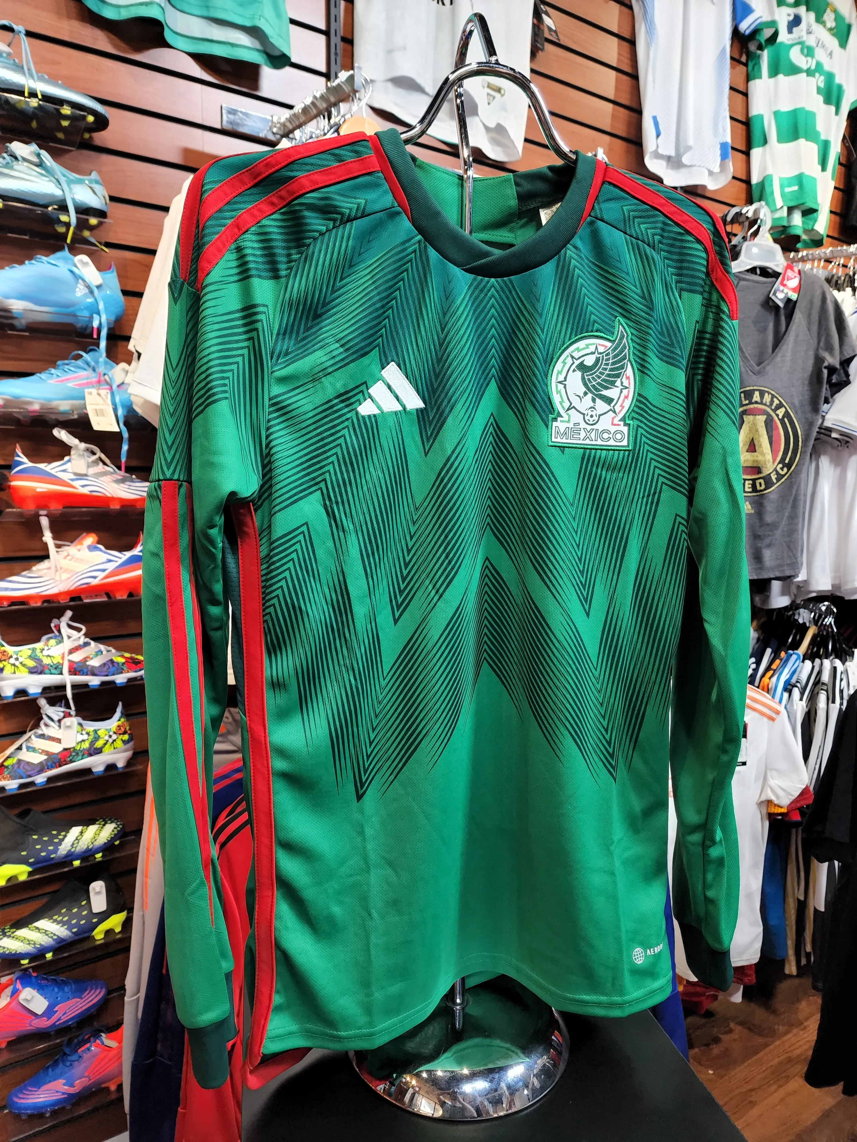 ADIDAS Mexico Home Jersey L/S 22/23 SOCHE8850