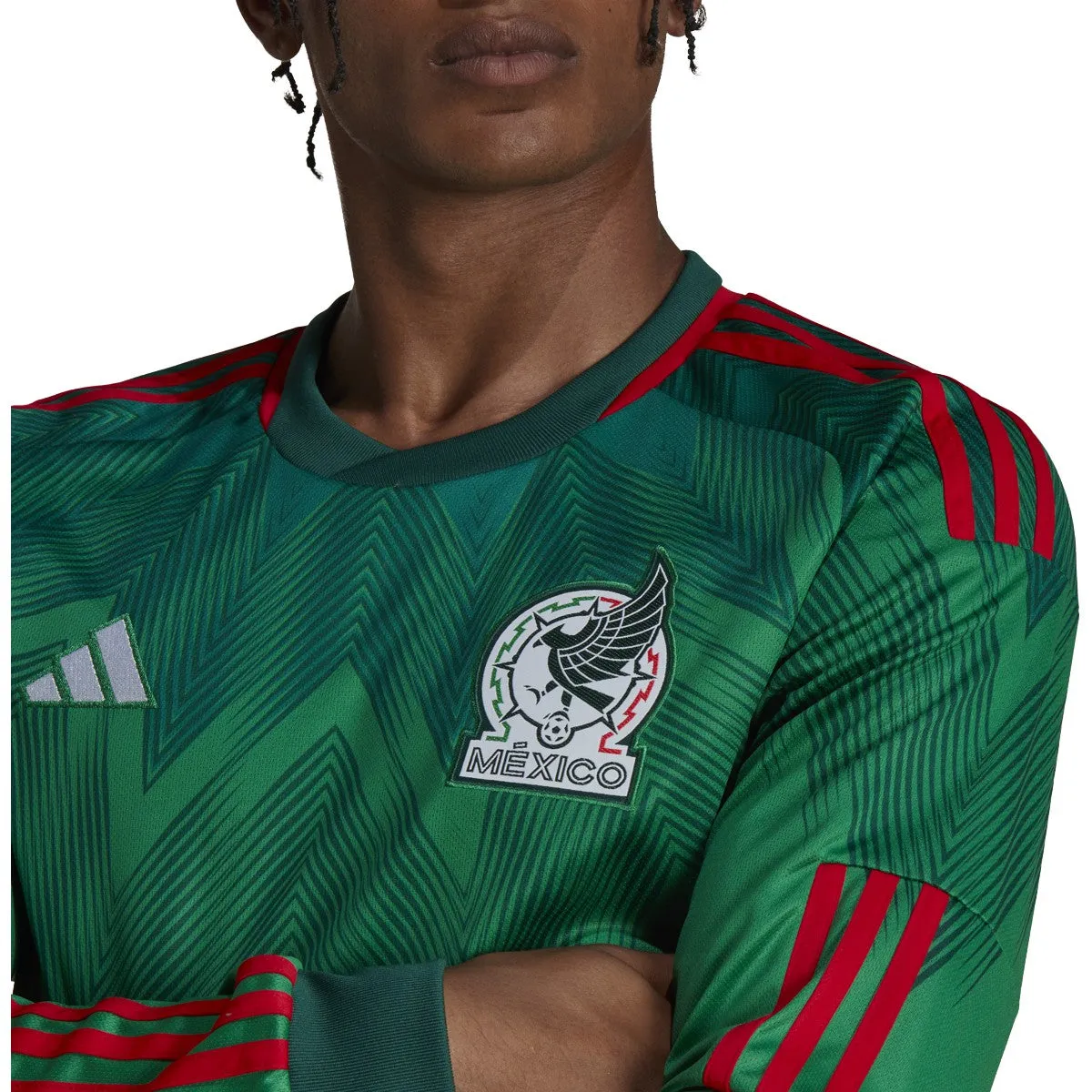 ADIDAS Mexico Home Jersey L/S 22/23 SOCHE8850