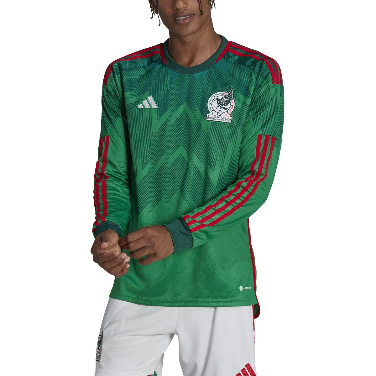 ADIDAS Mexico Home Jersey L/S 22/23 SOCHE8850