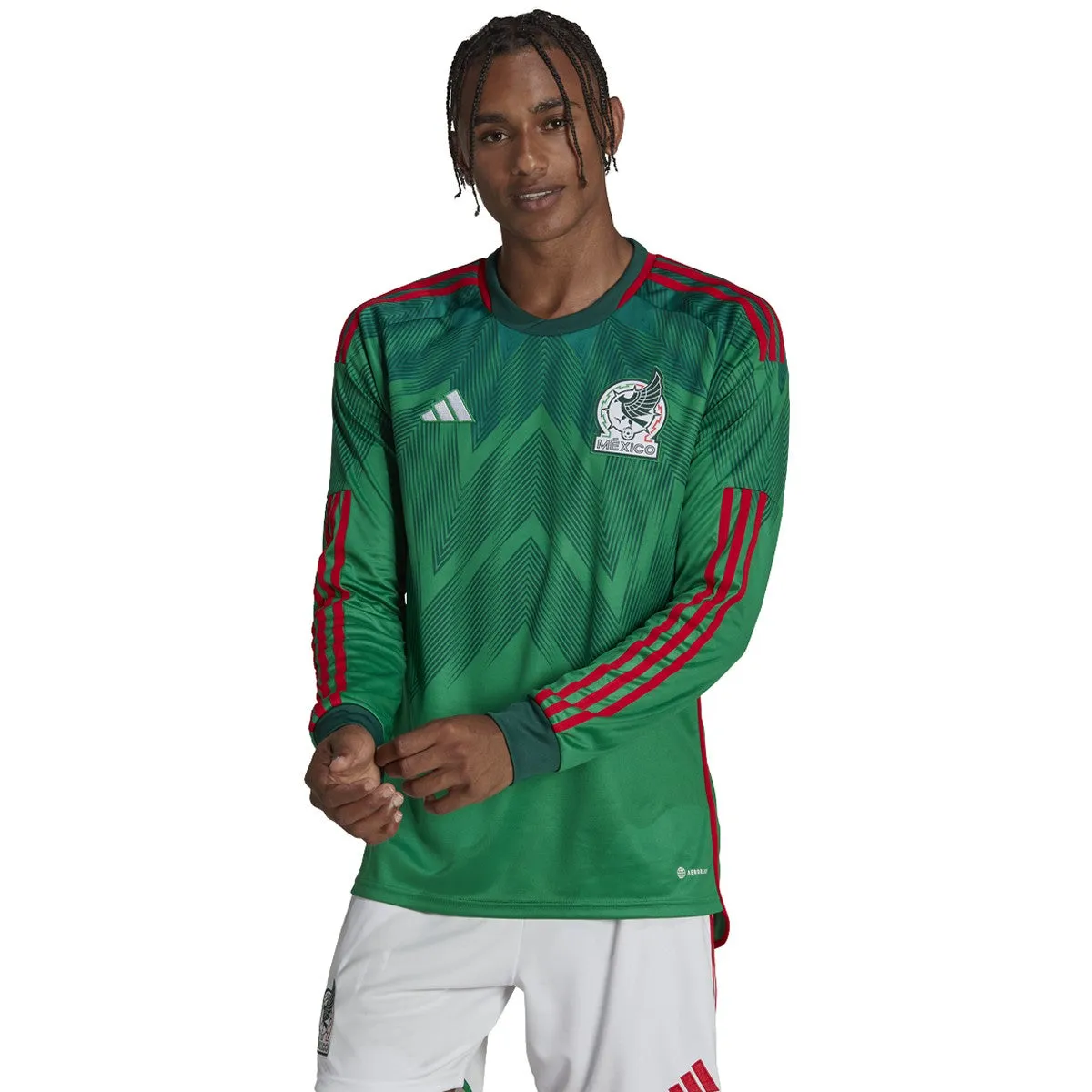 ADIDAS Mexico Home Jersey L/S 22/23 SOCHE8850