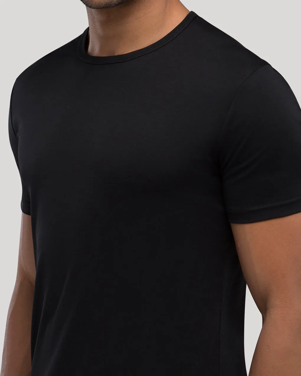 All Black Crew Curve-Hem 3-Pack