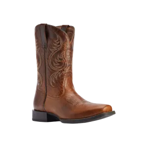 Ariat Men's Sport Boss Rich Cognac Square Toe Boot