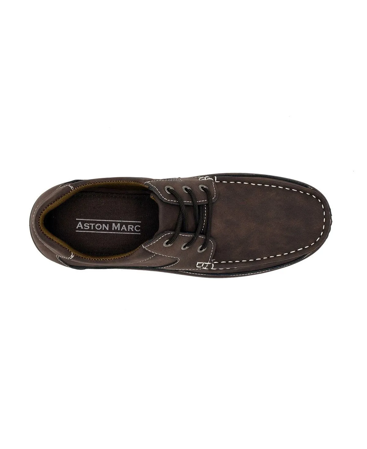 Aston Marc Men's Casual Lace-Up Walking Shoes, Brown