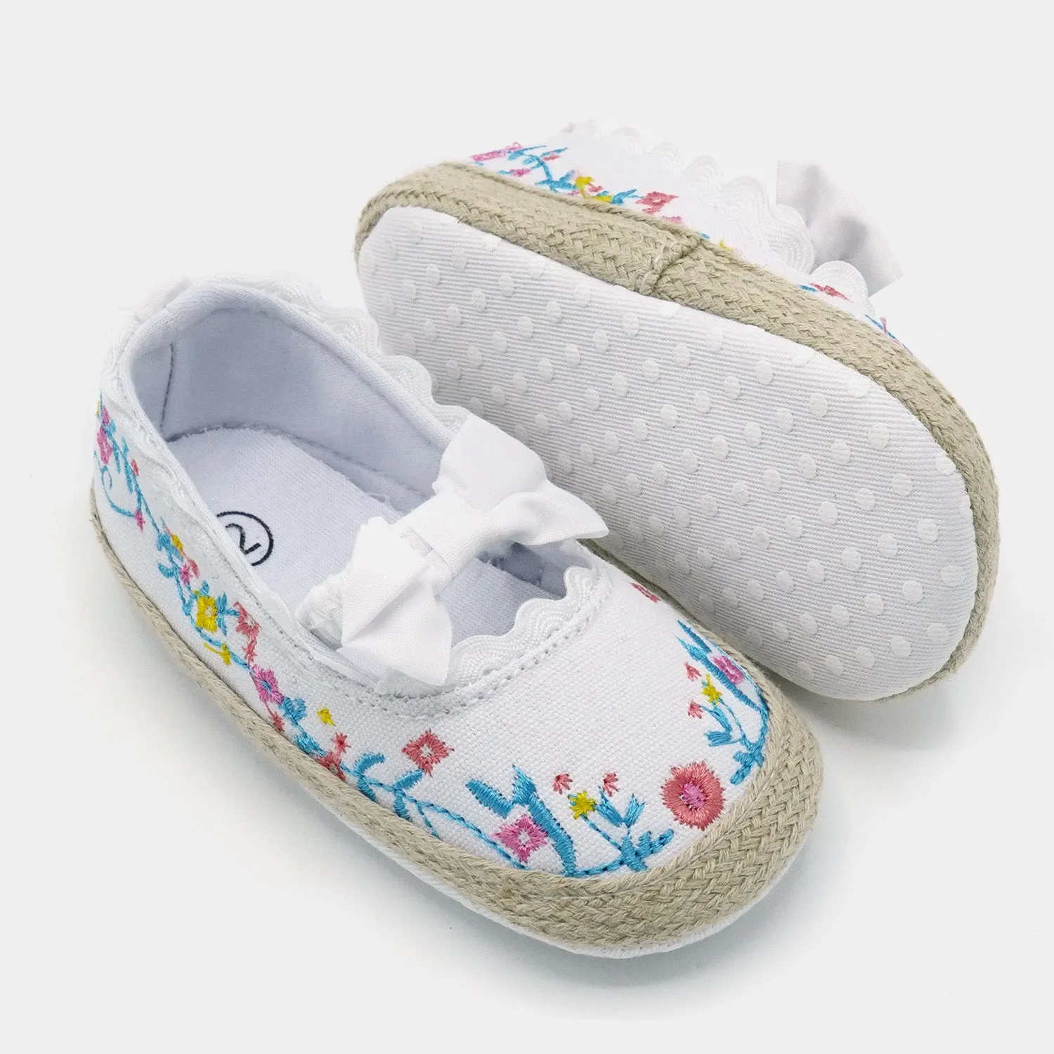 Baby Girl Shoes C-254-White