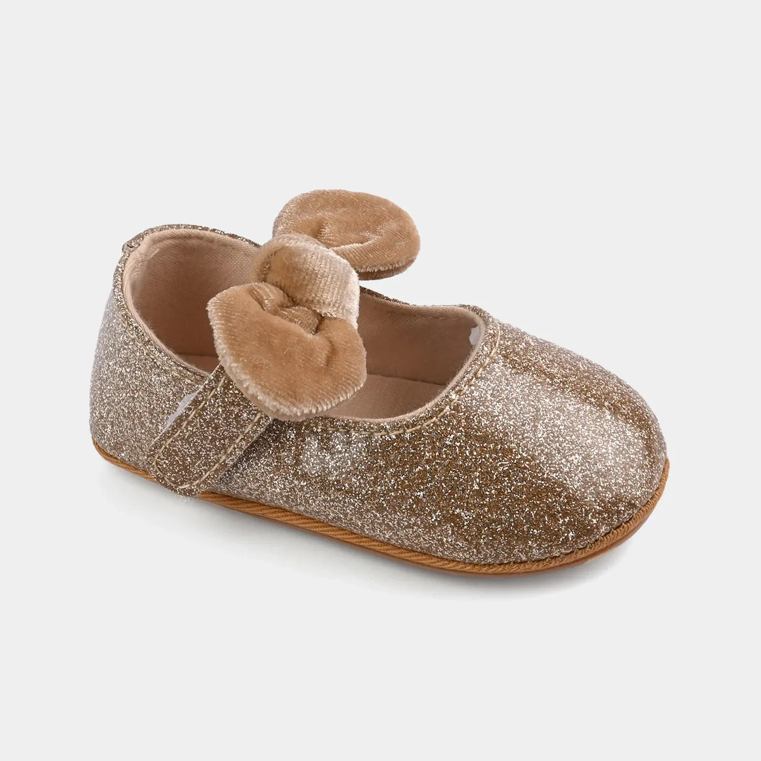 Baby Girls Shoes C-842-Gold