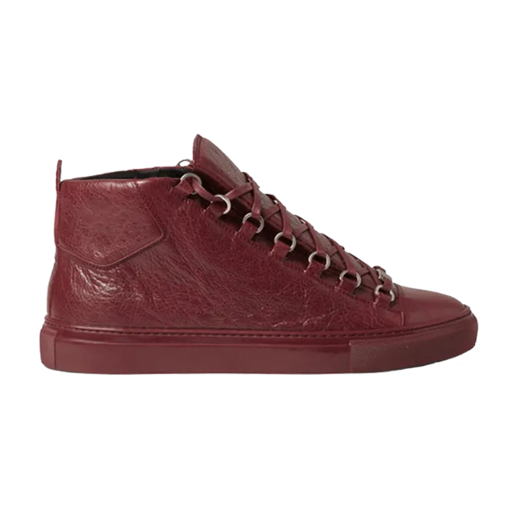 Balenciaga Arena High Top 'Burgundy' sneakers, red