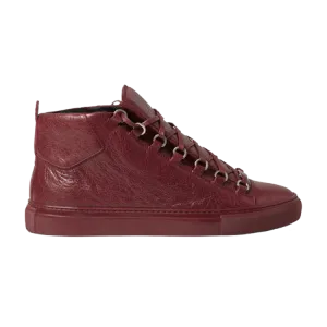 Balenciaga Arena High Top 'Burgundy' sneakers, red