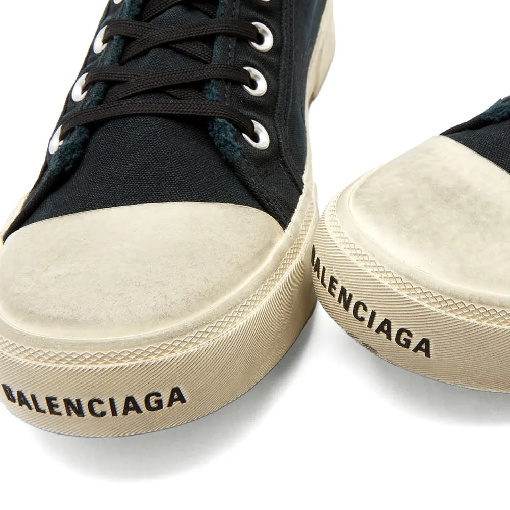 Balenciaga Paris High Top Canvas Sneakers