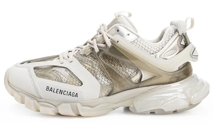 Balenciaga Track 1.0 Men Sneakers, White/Gold