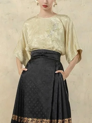 Bamboo Satin Modern Hanfu Top