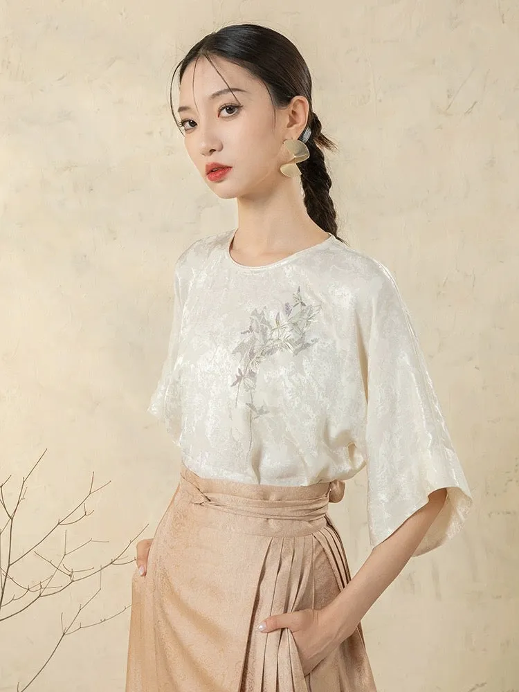 Bamboo Satin Modern Hanfu Top