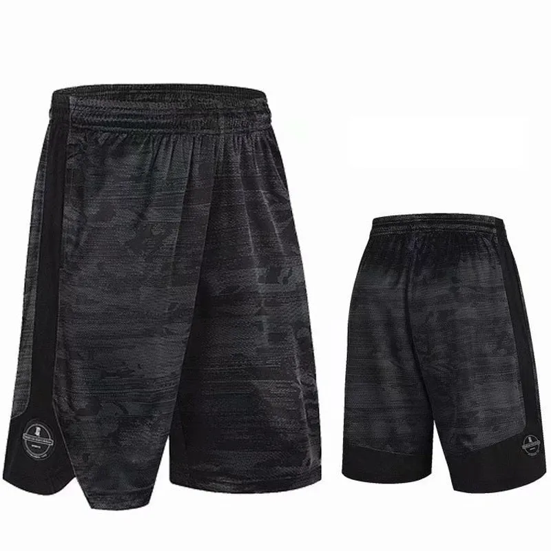 Basketball Shorts Sport Soccer Jersey Basket Sportswear Loose Sport Men's Jogging Shorts Tennis Men with Zipper Elastic Pocket