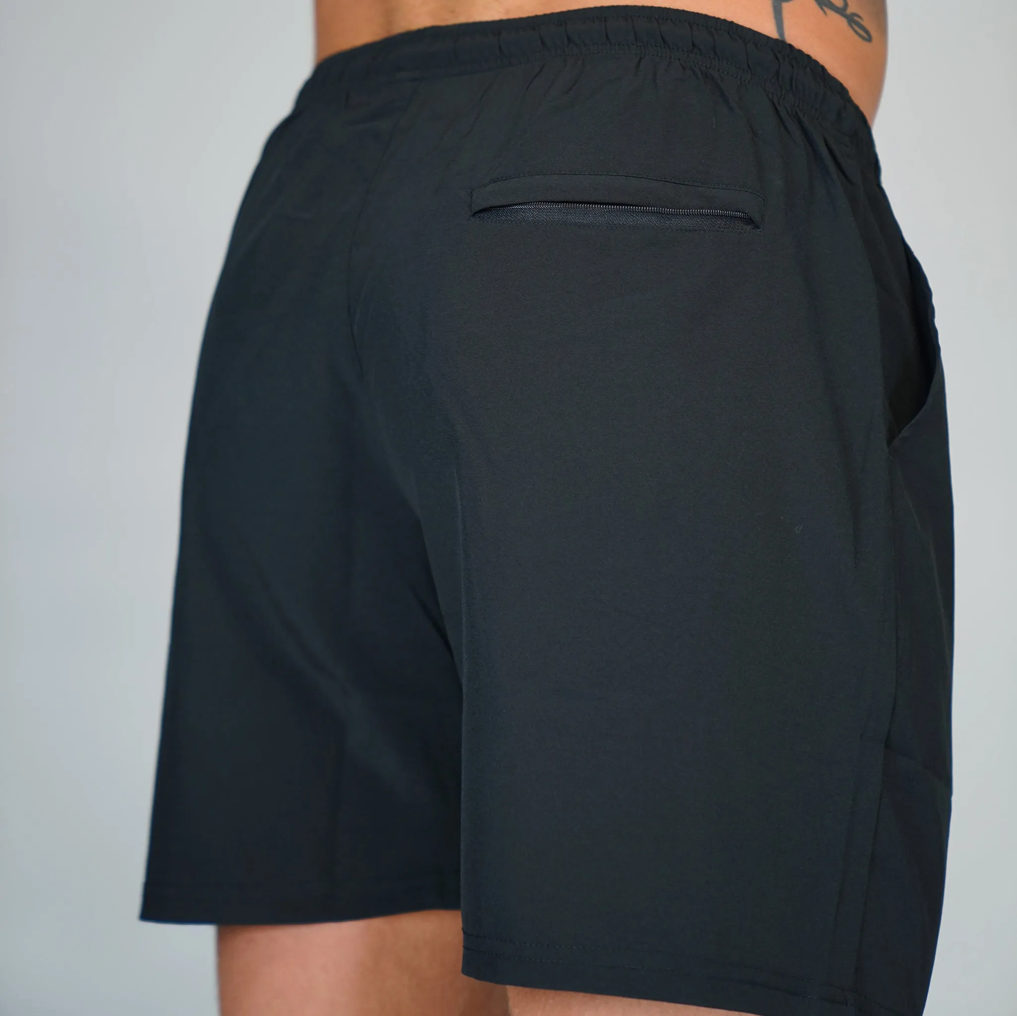 Black Modern Shorts