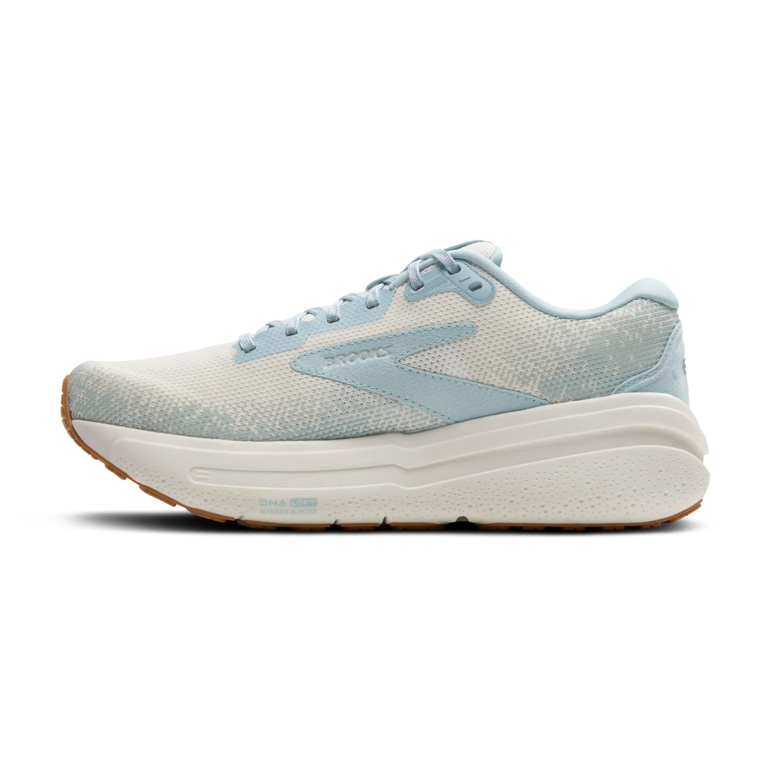 Brooks Women’s Ghost Max 2 Neutral Running & Walking Shoe - Coconut Milk/Winter Sky - 5 Medium