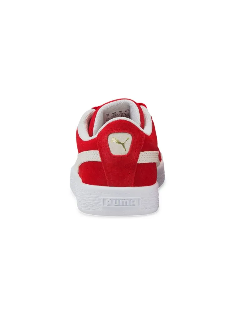 Classic XXL Puma Children's Suede Sneakers, High Risk Red