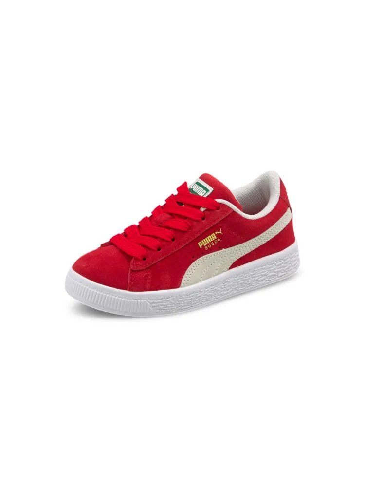 Classic XXL Puma Children's Suede Sneakers, High Risk Red