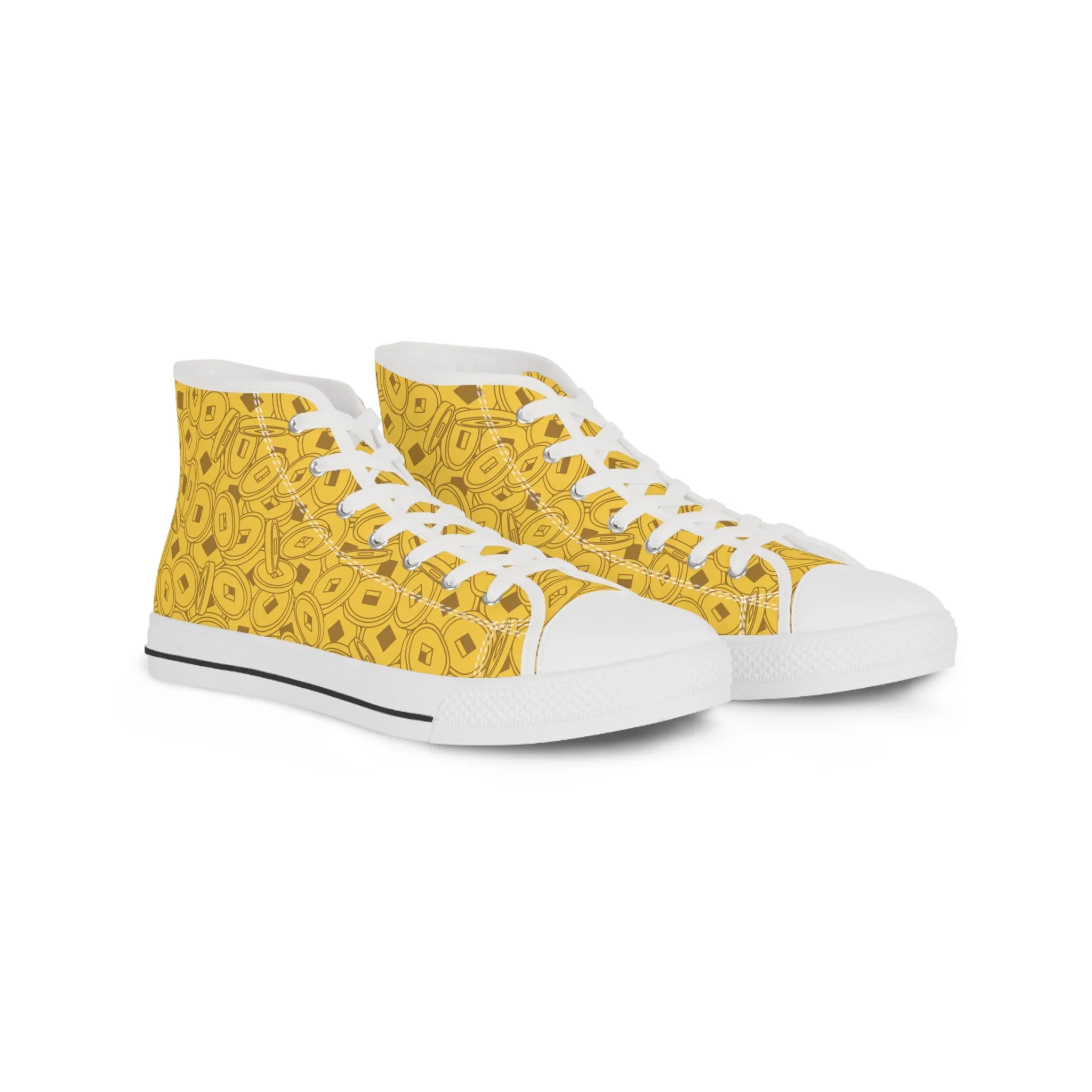 Coins Men's High Top Sneakers