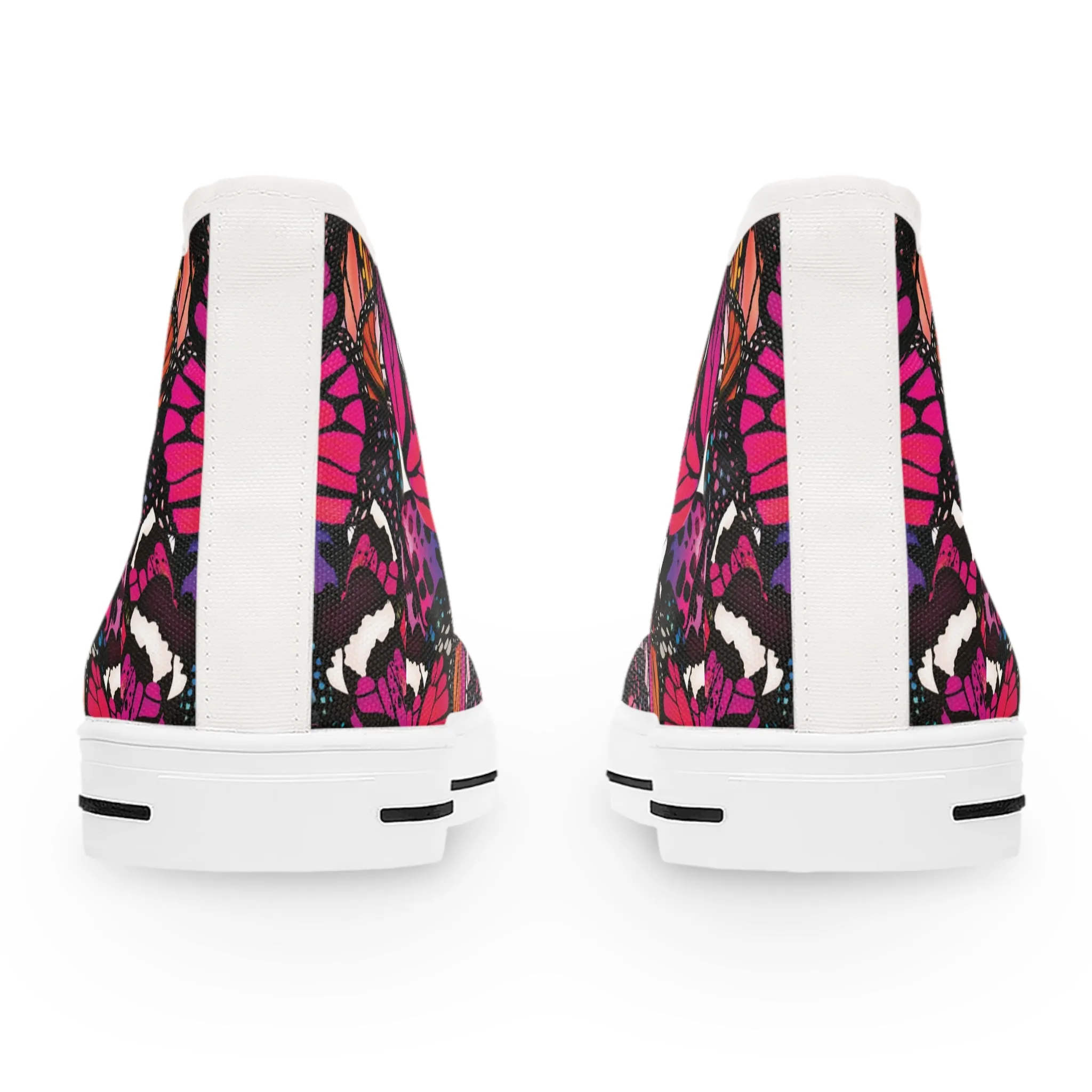 Colorful Butterflies Women's High Top Sneakers