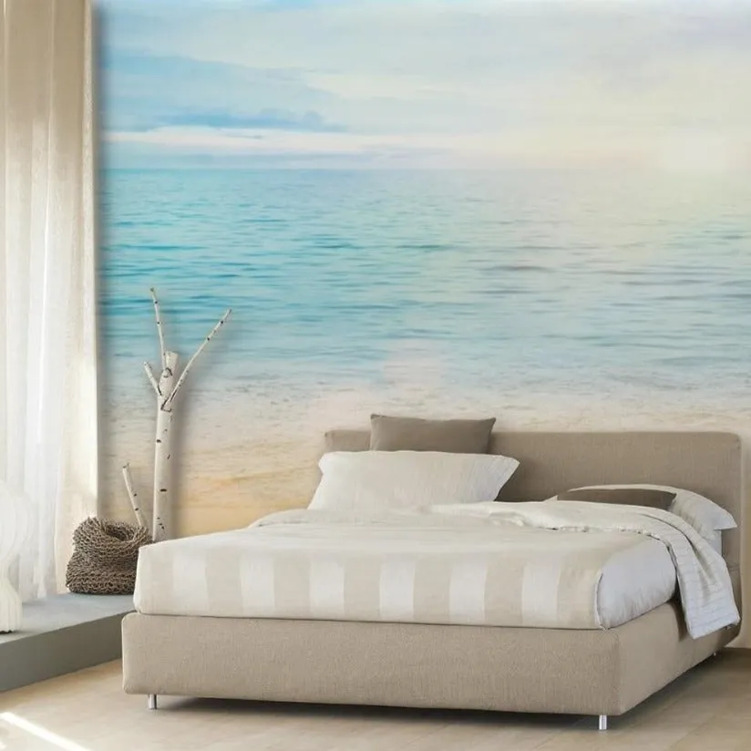 Custom Wallpaper Mural Beautiful Summer Ocean View (㎡)