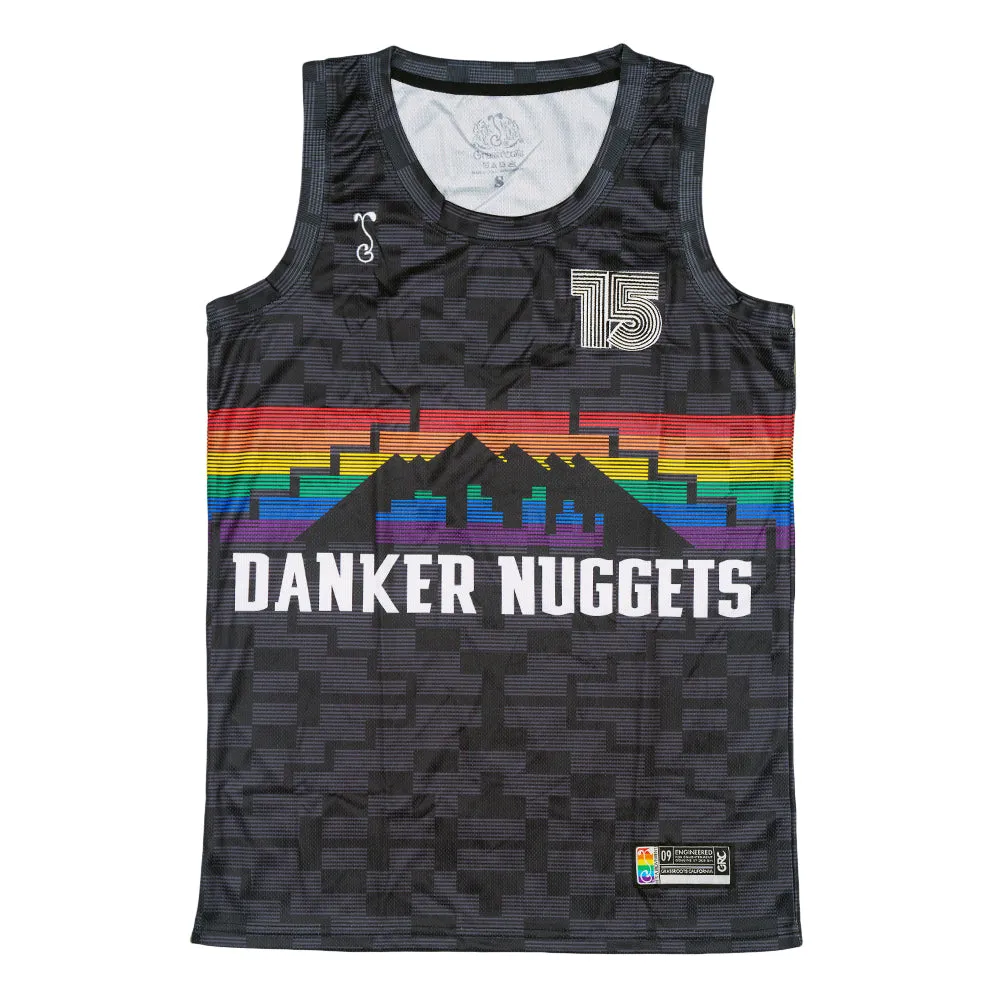 Danker Nuggets Pyramid Black Basketball Jersey