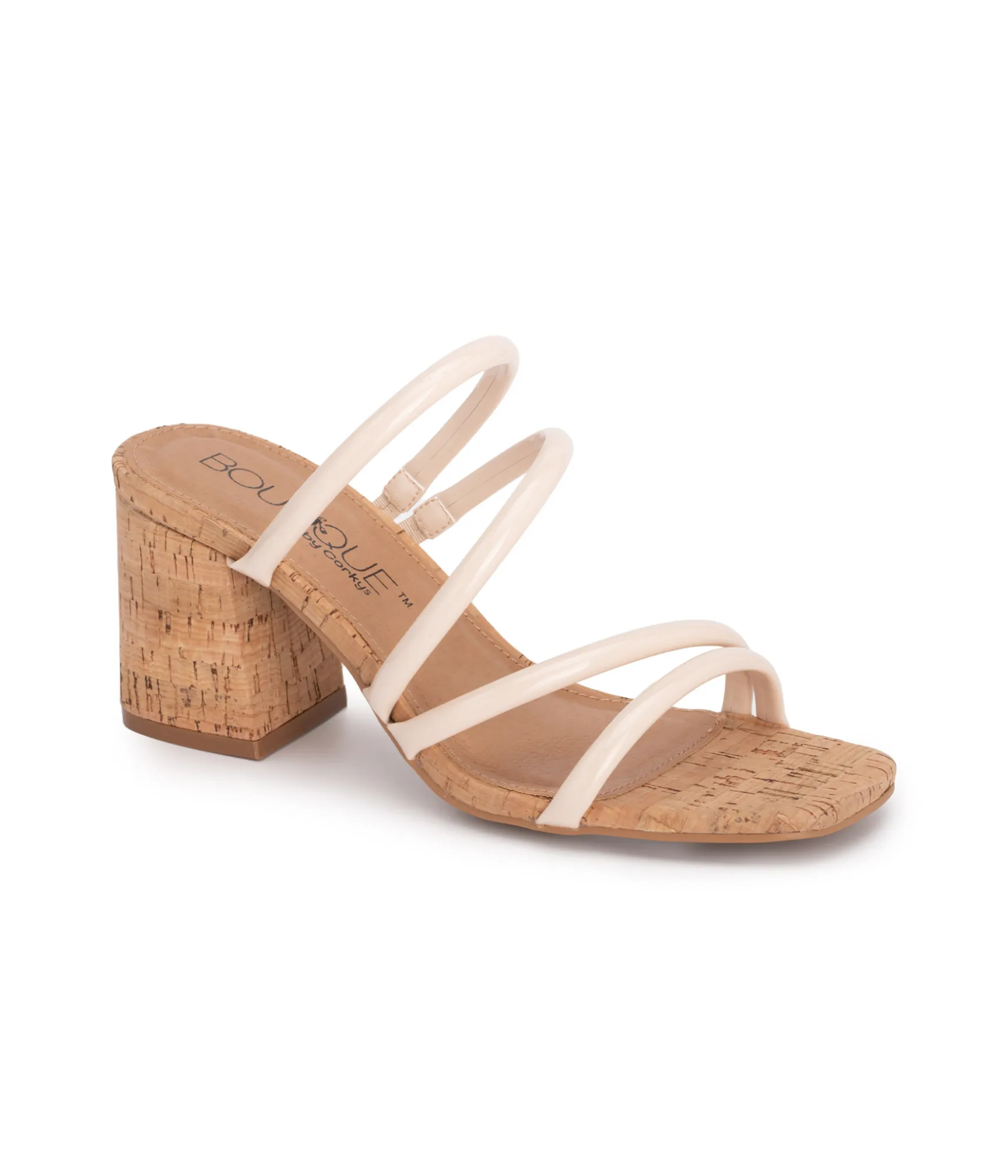 Dreamy Heeled Sandal in Ivory