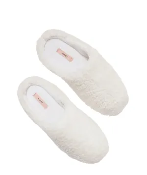 Eberjey Women Sherpa Slippers Ivory