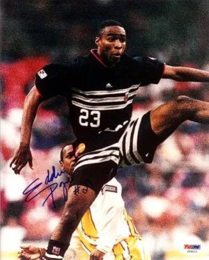 Eddie Pope Autographed 8x10 Photo Team USA PSA/DNA #U54611