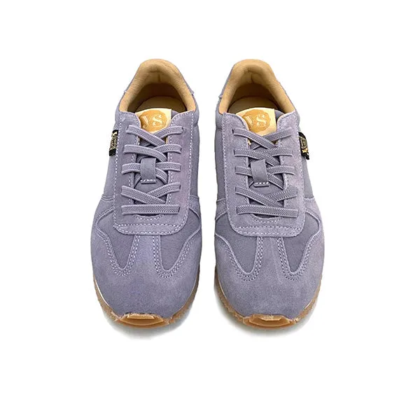 Keegan Kids Sneaker Lilac Textile and Suede