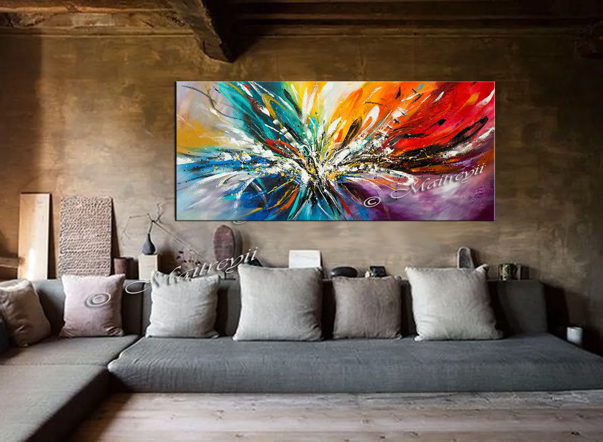 Large Modern Art Oil Painting on Canvas - Modern Wall Art Amazing Abstract 10