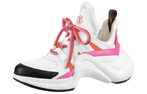 Louis Vuitton Archlight Lifestyle Women Sneakers, Black/White/Pink