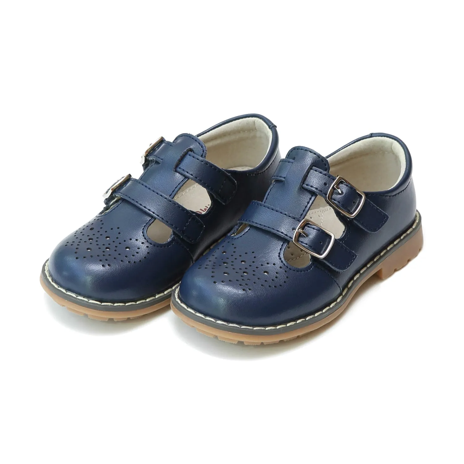 Mary Janes English Double T-Strap Leather | Beatrix