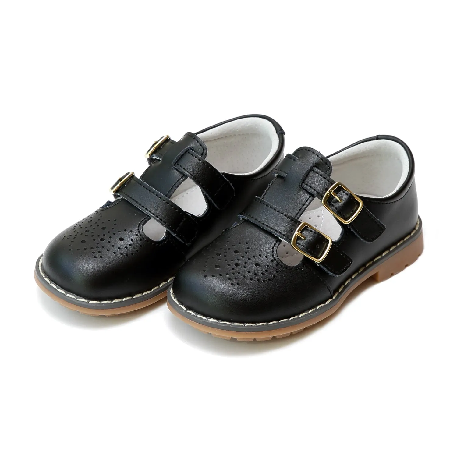 Mary Janes English Double T-Strap Leather | Beatrix