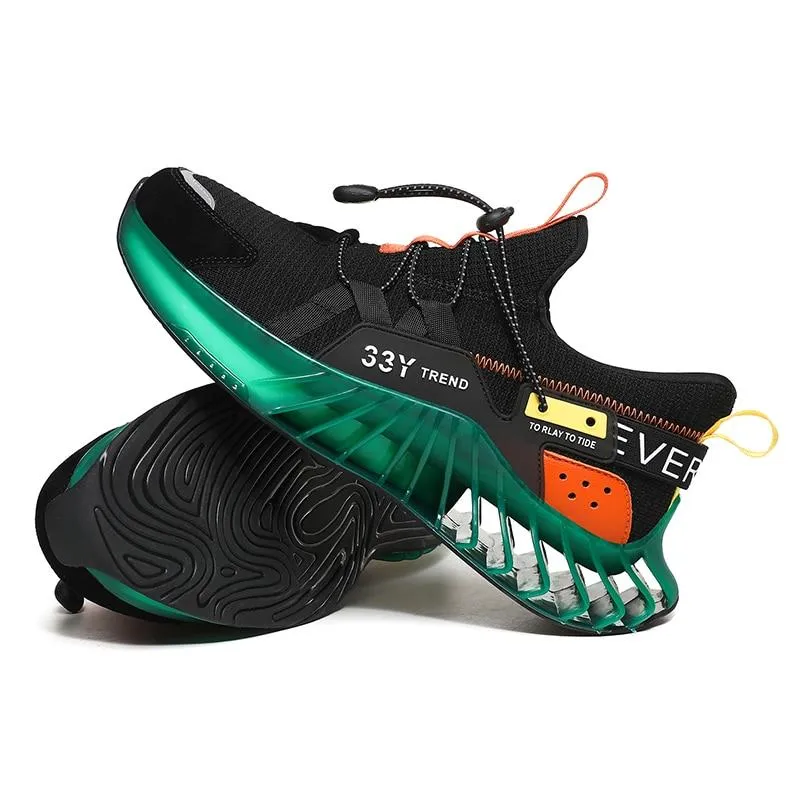 Men Trendy Breathable Mesh Reflective Antiskid Sport Shoes