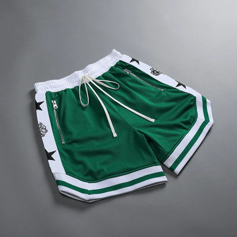 Men's Quick-Drying Loose Basketball Shorts with Pockets - SF1089