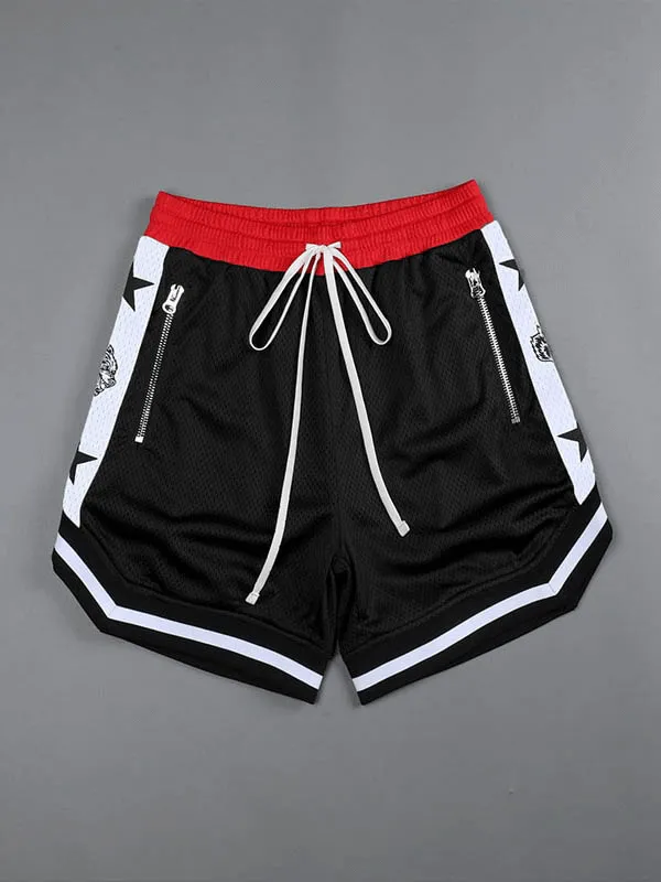 Men's Quick-Drying Loose Basketball Shorts with Pockets - SF1089