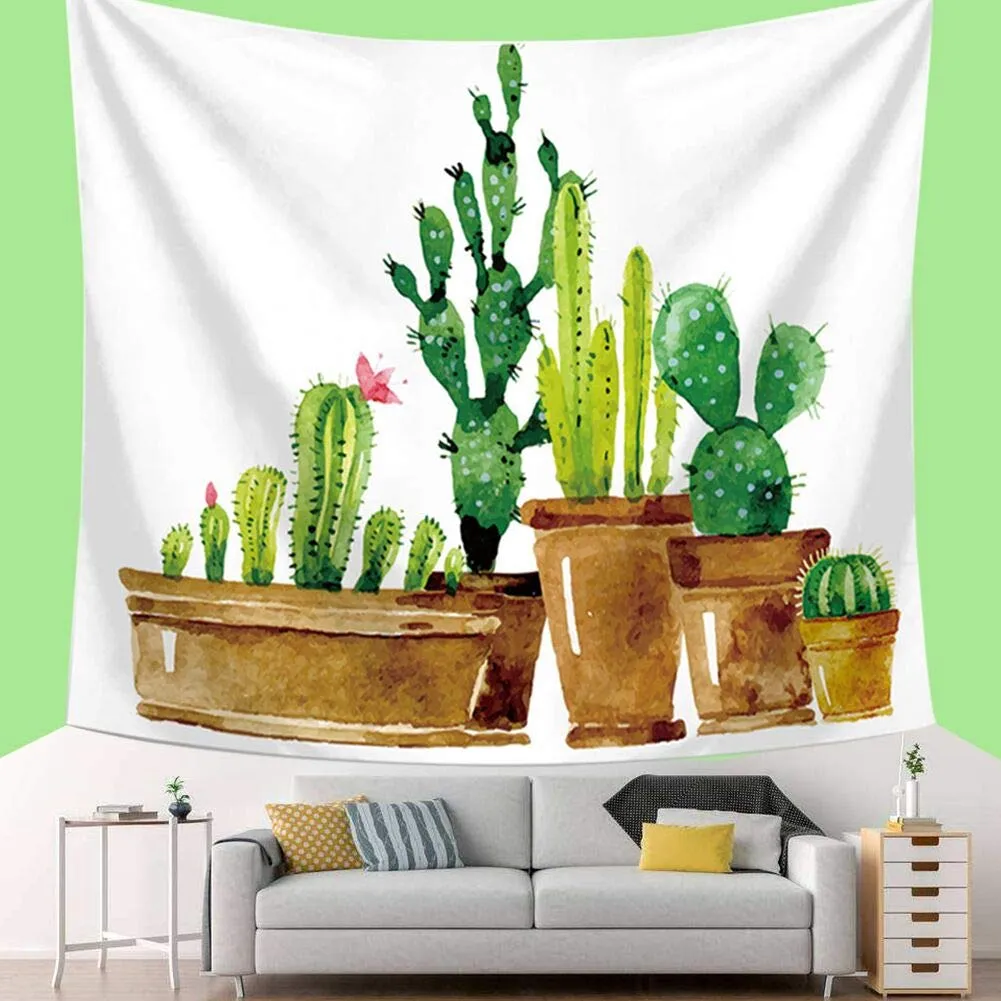 Modern Cactus Tapestry