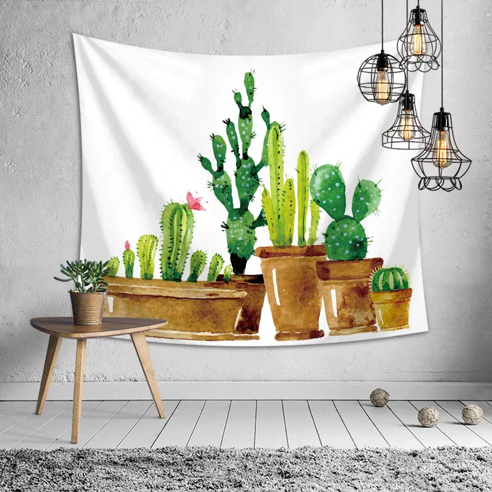 Modern Cactus Tapestry