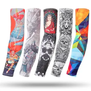 One Pair Arm Sleeves Breathable Quick Dry Fishing  Running  Basketball Elbow Pad Fitness Armguards Sports Cycling Arm Warmers