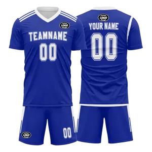 Personalized Football Team Uniform, Custom Breathable and Comfortable Jerseys and Shorts.