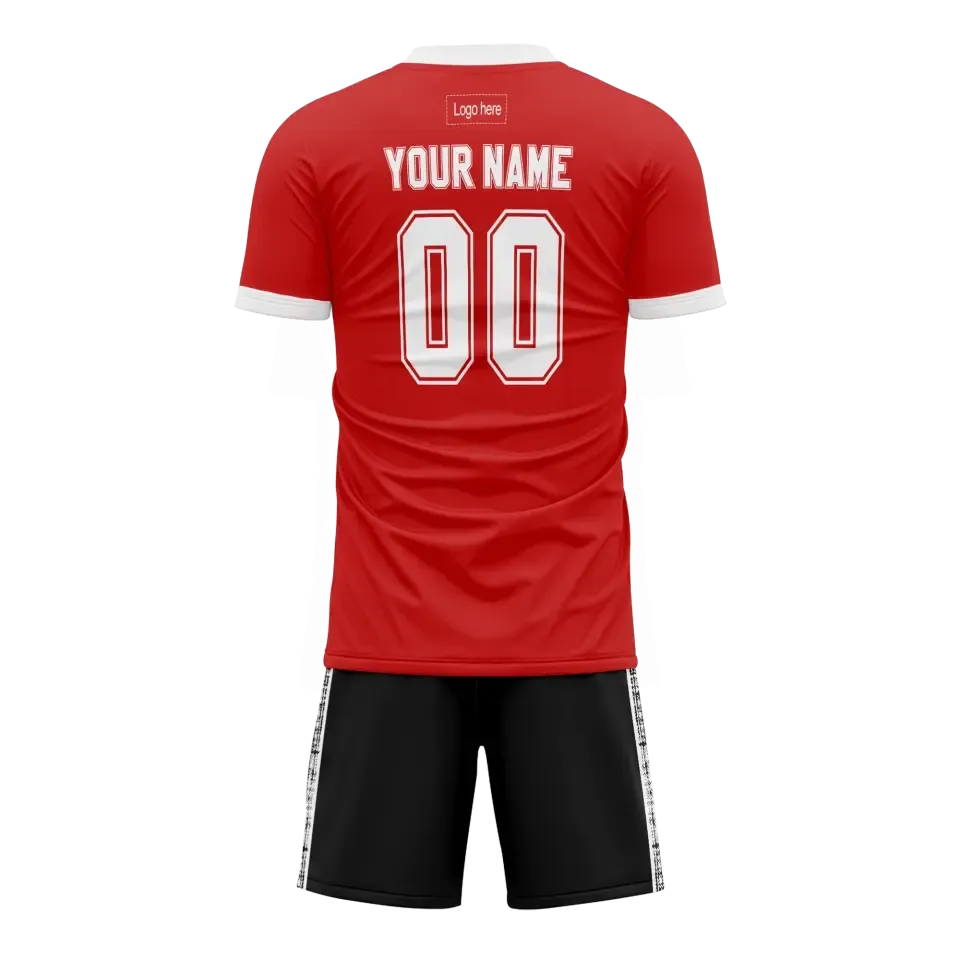 Personalized Football Team Uniform, Custom Breathable Fan's Jerseys and Shorts