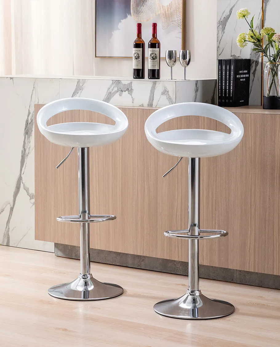 Portland ABS Plastic Bar Stools Set of 2