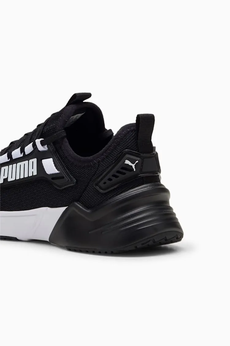 PUMA MEN'S RETALIATE BLACK/WHITE RUNNING SHOES