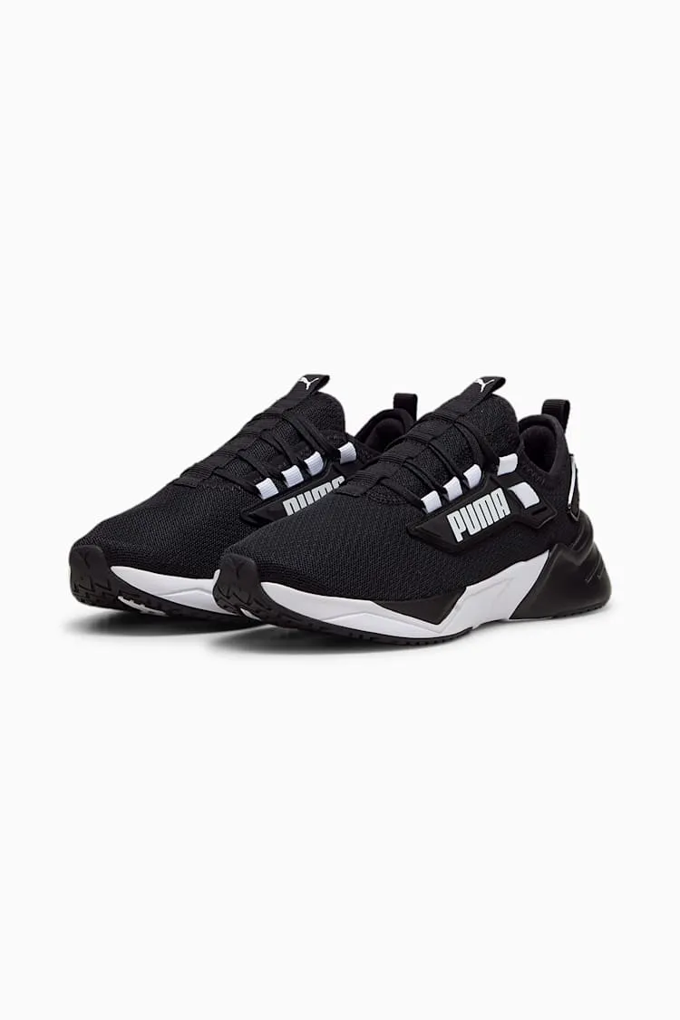 PUMA MEN'S RETALIATE BLACK/WHITE RUNNING SHOES