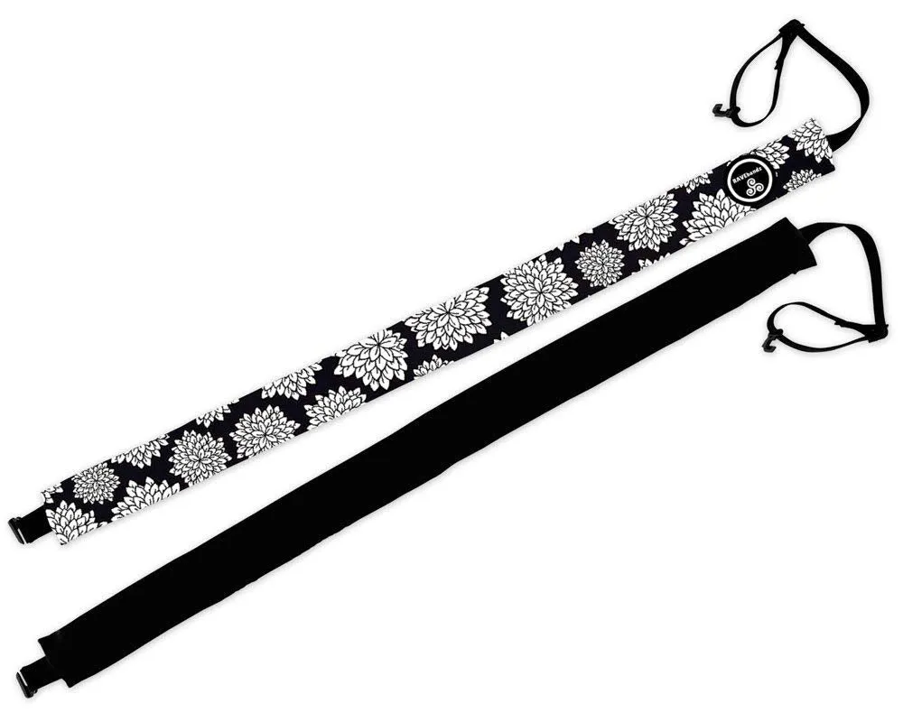 RAVEbandz Adjustable Headbands  - (Black Dahlia)