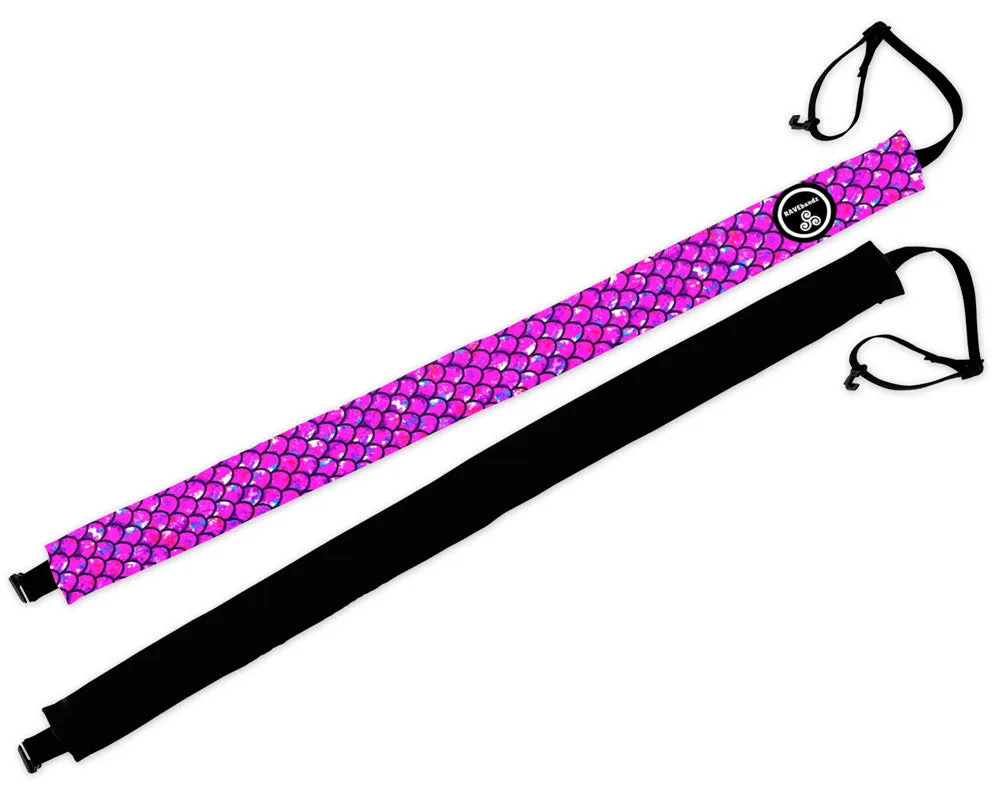 RAVEbandz Adjustable Headbands - (Mermaid - Pink)