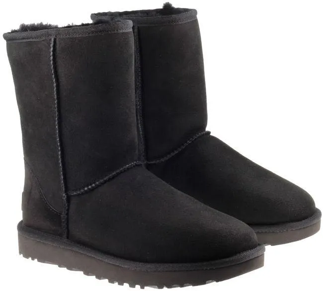 Ugg Boots Womens Classic Short II Black