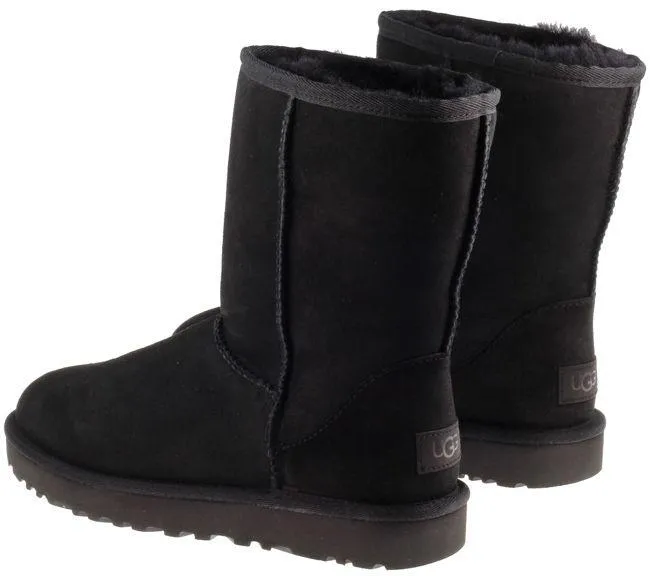 Ugg Boots Womens Classic Short II Black