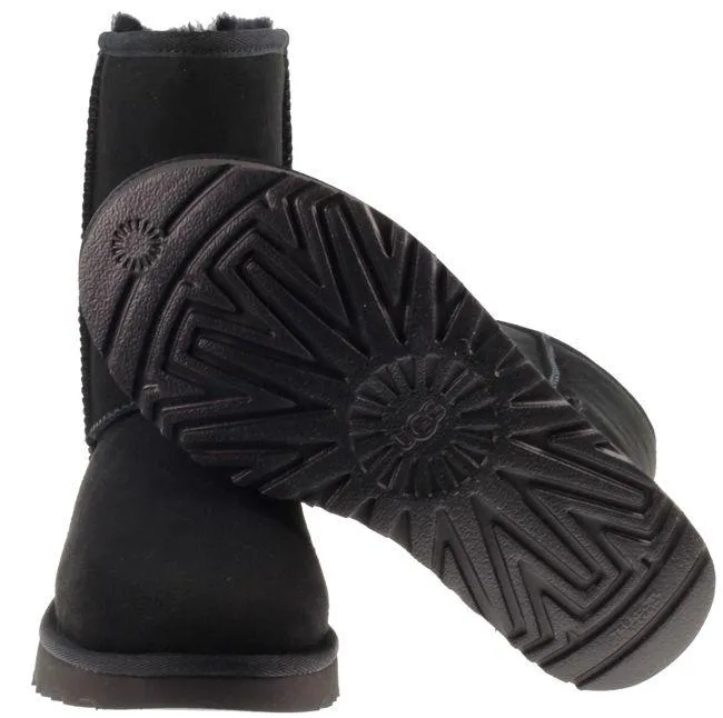 Ugg Boots Womens Classic Short II Black